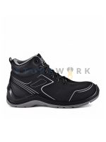 Мужские и женские рабочие ботинки Safety Jogger FLOW S3 MID чёрные (FLOWS3MID-BLK) (1)