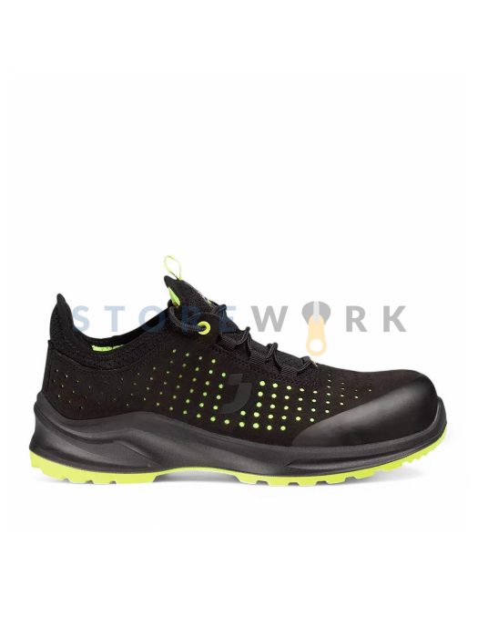 Мужские и женские рабочие кроссовки Safety Jogger MODULO S1PS LOW PERF чёрные / зелёный (MODULOS1PL-BLK) (1)