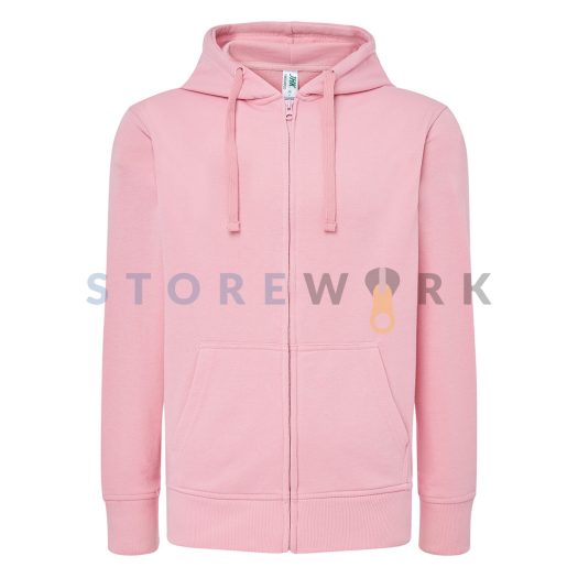 Женская толстовка на молнии JHK SWULHOOD розовая (Pink SWULHOOD-PK) (1)